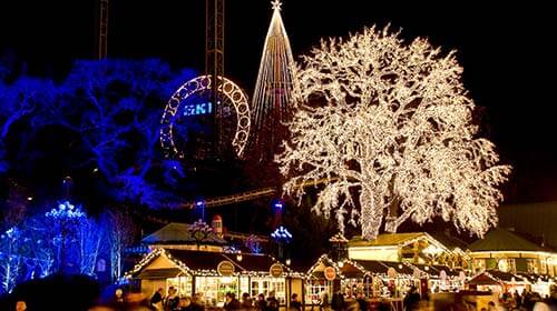 زمستان و سال نو میلادی در شهربازی liseberg
